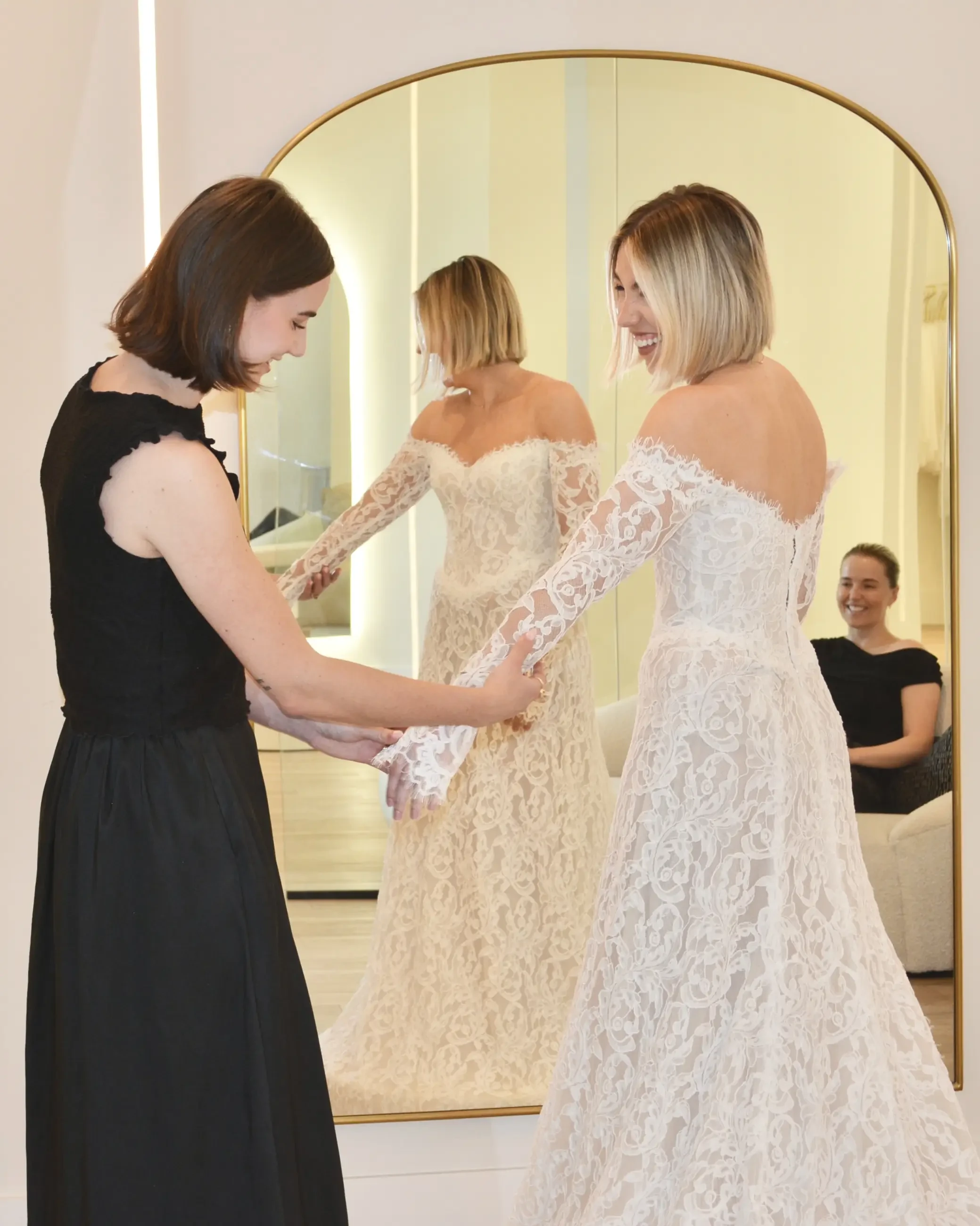 WHAT HAPPENS BEHIND THE CURTAINWhy the part of your bridal appointment nobody sees matters more... Image